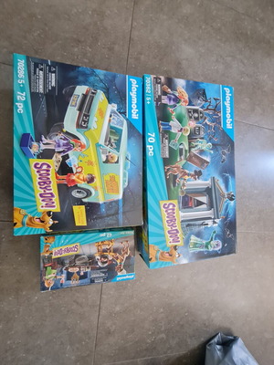Playmobil Scooby-Doo 3 σετ σαν καινούργιο