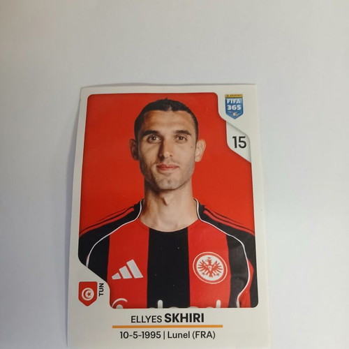 Panini Fifa 365 αυτοκόλλητο Ellyes Skhiri