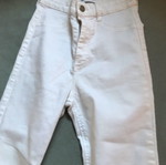 Zara white denim pants size 34 like new