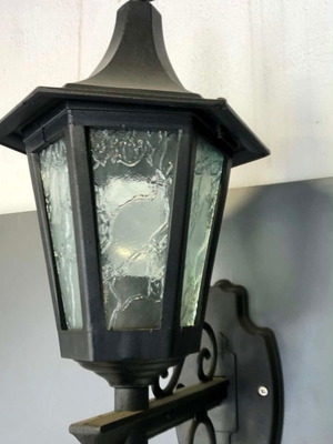 Aluminum Lantern Wall Light new