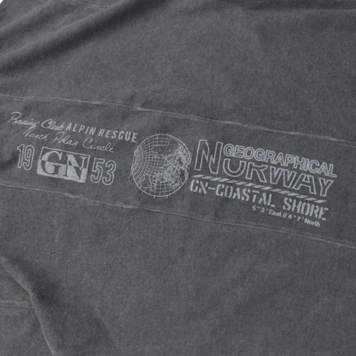 Geographical Norway Grey Polo used, size XXL