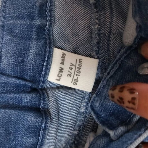Lc Waikiki bell-bottom jeans and princess top set like new