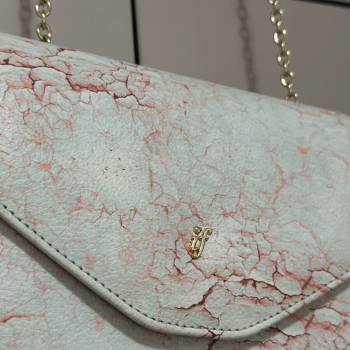 Axel bag new with marble effect and chain strap