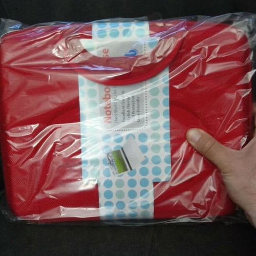 Laptop carrying bag 12" red new