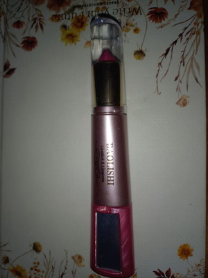 Baolishi διπλό κραγιόν και lipgloss, ροζ