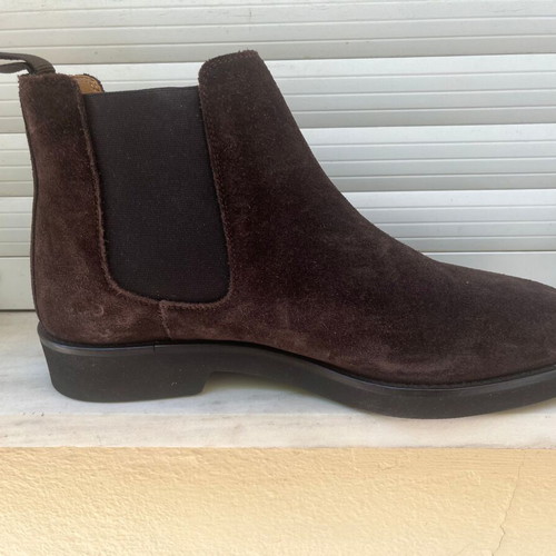 Sebago Chelsea boot, brown suede leather, size 43