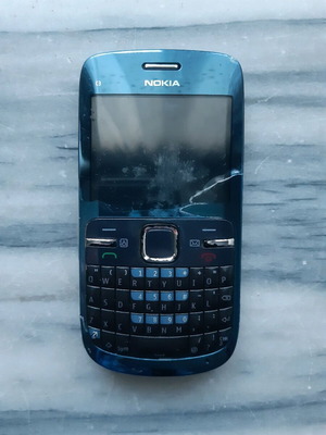 Nokia C3 used device for spare parts without battery