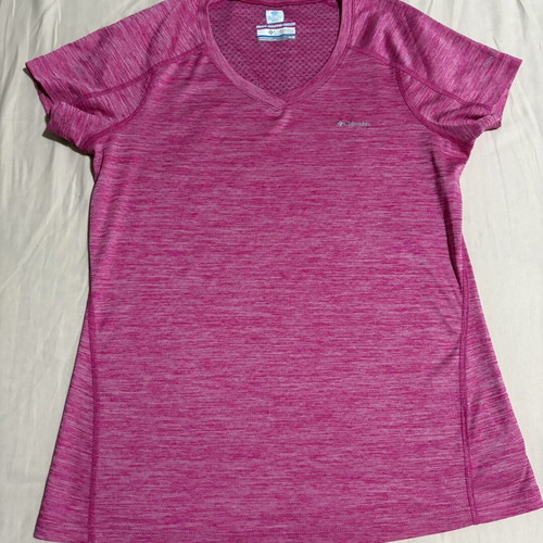 Columbia Omni-Freeze t-shirt M σαν καινούργιο, κόκκινο και ροζ