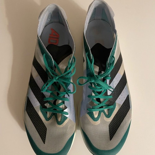 Adidas Running Takumi Sen 9 athletic shoes used, size 46, green