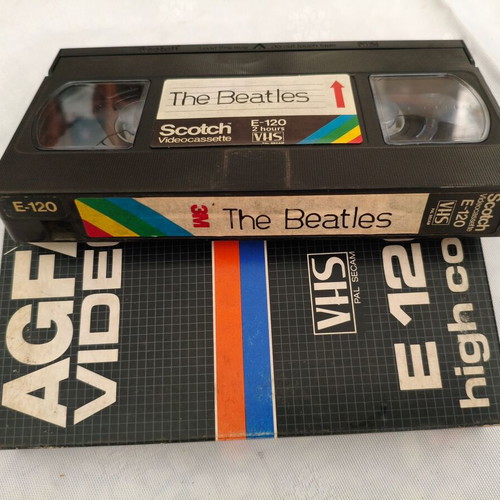 Vintage The Beatles VHS tape Scotch E-120 like new