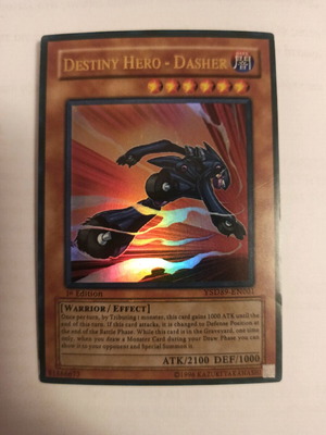 Yu Gi Oh κάρτα Destiny Hero Dasher καινούργιο