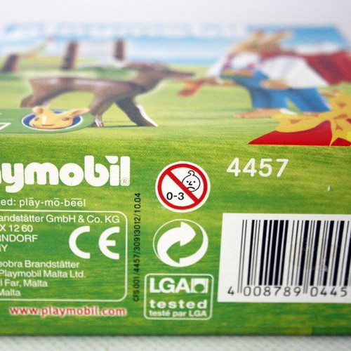 Playmobil 4457 Easter Bunny with Backpack and Fawn new