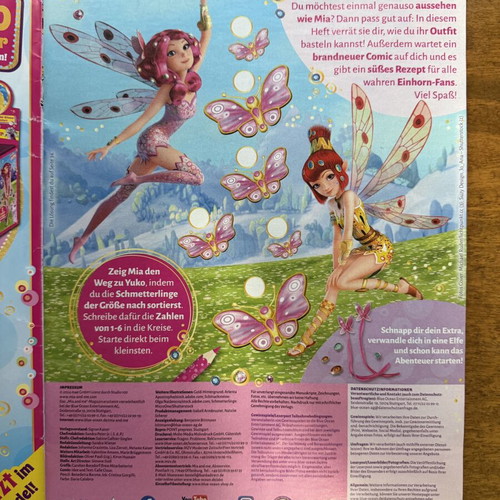 Mia and Me Magazine German Edition Issue 1 2024 New