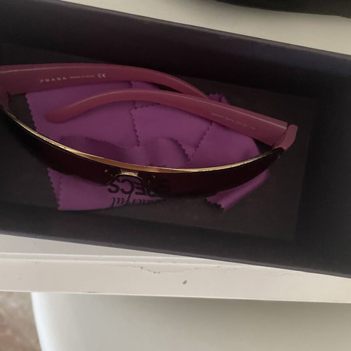 Prada sunglasses, pink and gold