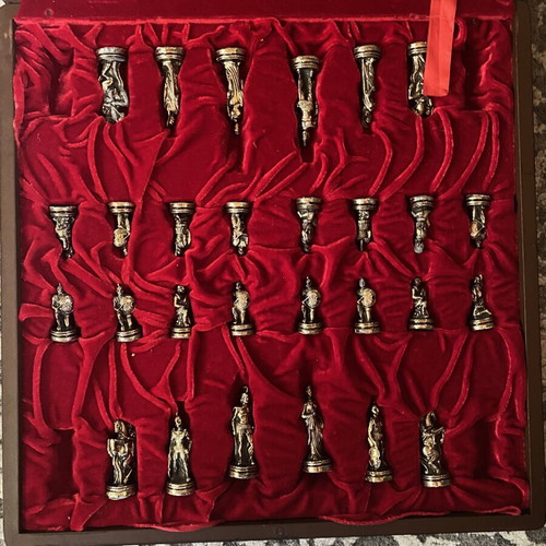Handmade chess set like new, made in Istanbul