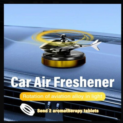 Aromatic solar helicopter for car new