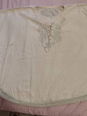 Kaftan short beachwear used, one size up to XL, beige