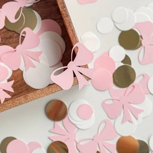 Children's party set bow theme new