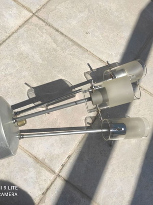 Ceiling Light 3-Spot Inox Matte Glass like new