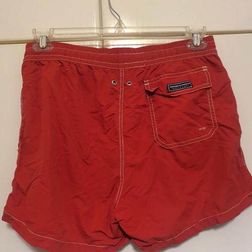 Oxford Company men's red swim shorts like new, size S