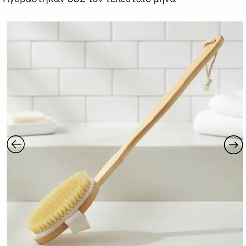 Exfoliating Bath Brush with Long Handle new
