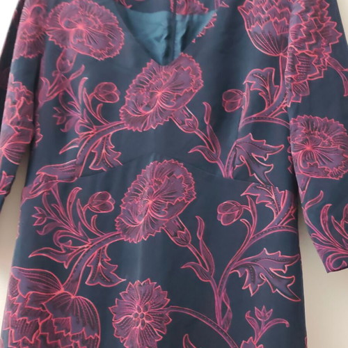 Sarah Lawrence maxi dress new, size 40 medium, black multicolor