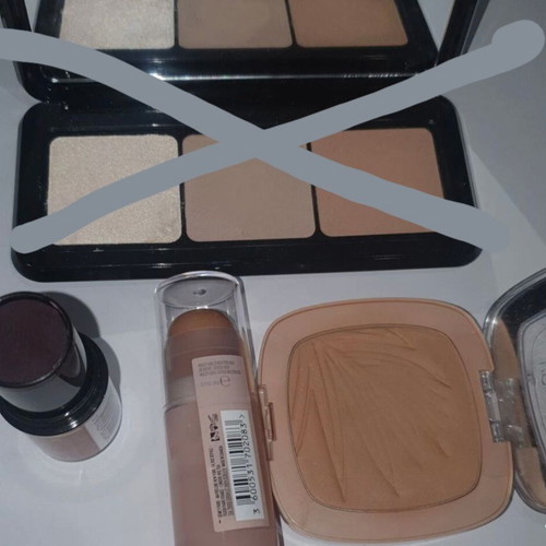 Blush Highlight Contour Bronzer Set 21 items used