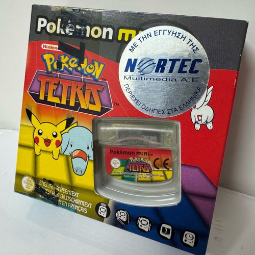 Pokemon Mini Tetris Game Nintendo new, sealed