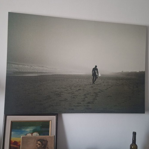 Canvas painting like new, size 0.78 x 118 m