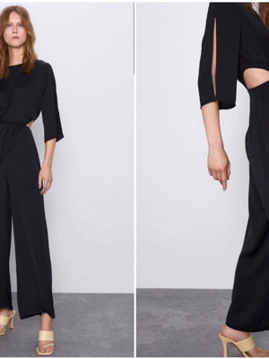 Ολόσωμη φόρμα Zara νέα, μαύρη, μέγεθος S