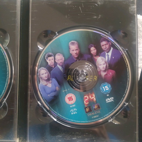 24 Season 2 DVD Collection used, action thriller series with English subtitles