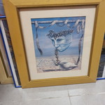 Small framed art used with sketch