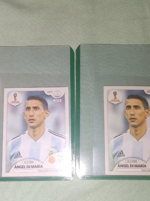 Panini World Cup 2018 Angel Di Maria αυτοκόλλητα καινούργια, διαφορετικές πλάτες