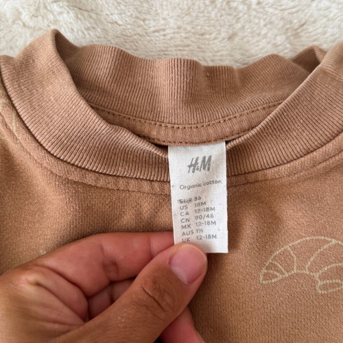 H&M Baby Exclusive set sweatshirt and pants size 86 cm like new