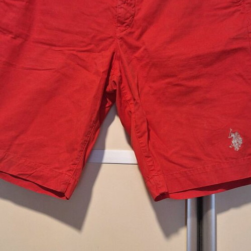 Polo men's red bermuda shorts like new, size XL