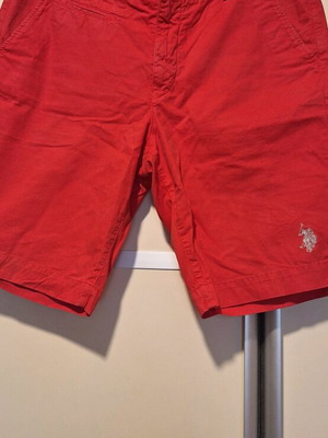 Polo men's red bermuda shorts like new, size XL