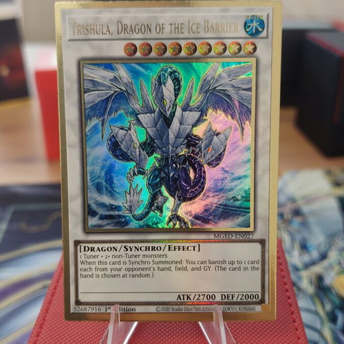 Trishula, Dragon of the Ice Barrier Yu-Gi-Oh! card