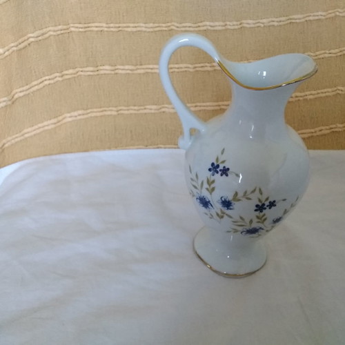 Limoces porcelain jug used with painting 20 cm height