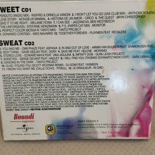 Petros Kostopoulos Sweet & Sweat CD used, electronic house
