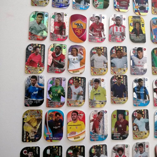 Europe's champion metal footballer tags used, pack of 48