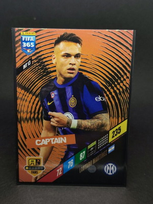 Lautaro Martinez Captain Card Panini FIFA 365 Adrenalyn XL 2024 like new