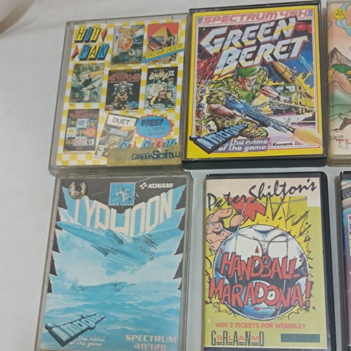Sinclair Spectrum 48/128 game cassette pack of 8