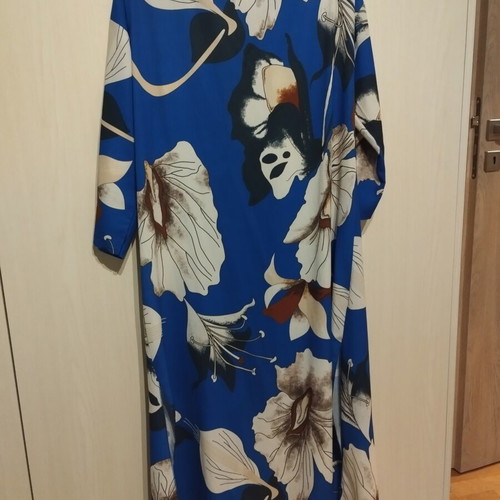 Blue kimono with pattern, new