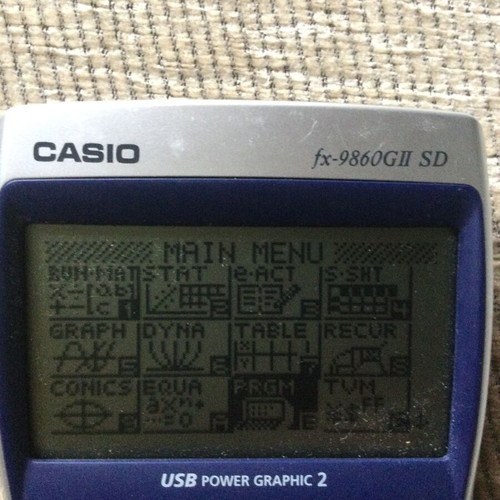 Casio FX-9860GII SD scientific handheld calculator like new