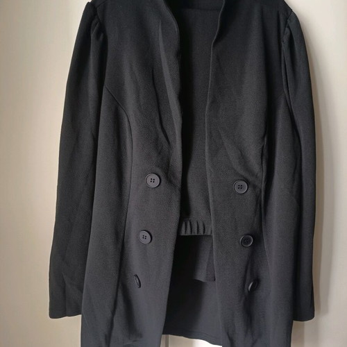 Shein women's elastic black suit 2XL new