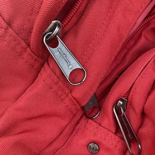 Champion backpack red, like new, large capacity with multiple compartments