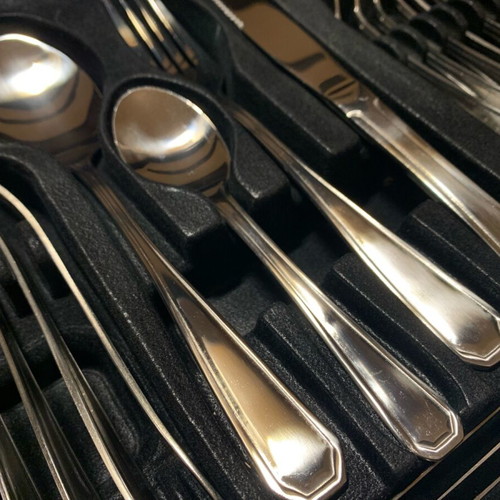 Cutlery set 72-piece like new, stainless steel