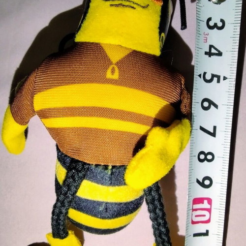 Bee plush figure 2007 McDonald's 13cm like new