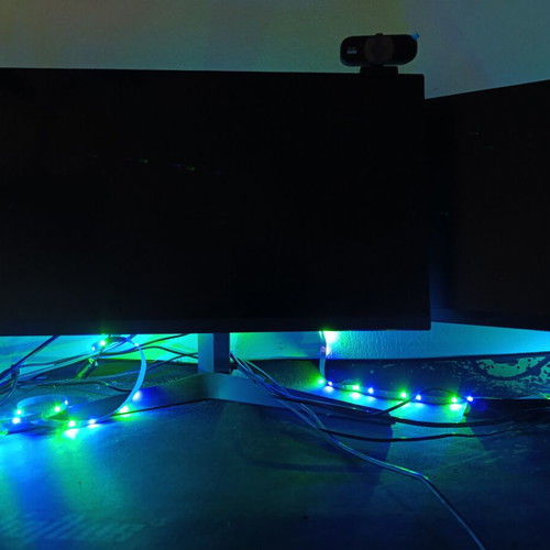 TV Backlight 2m USB RGB LED ambient light new