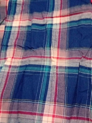 Pajama pants new with blue and red colors size M